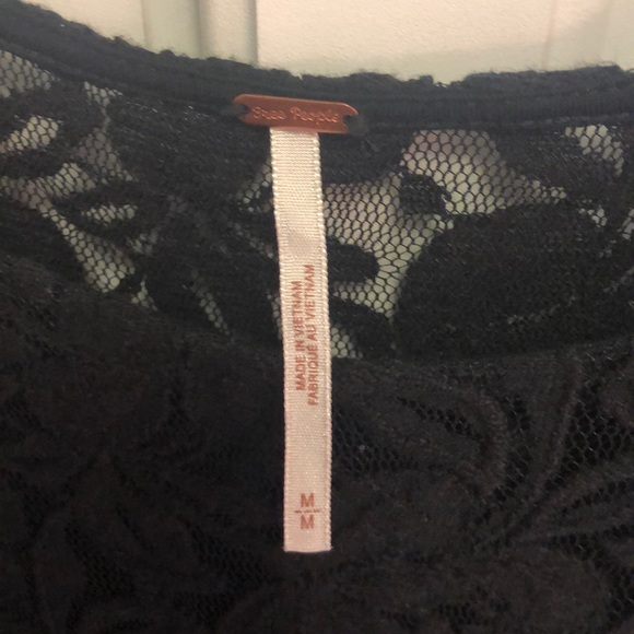 Free people lace black dress. Worn once. - Picture 2 of 6